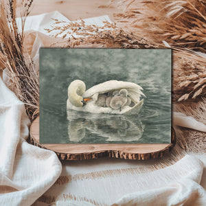 Encouragement Greeting Card ~ He will cover you with His feathers