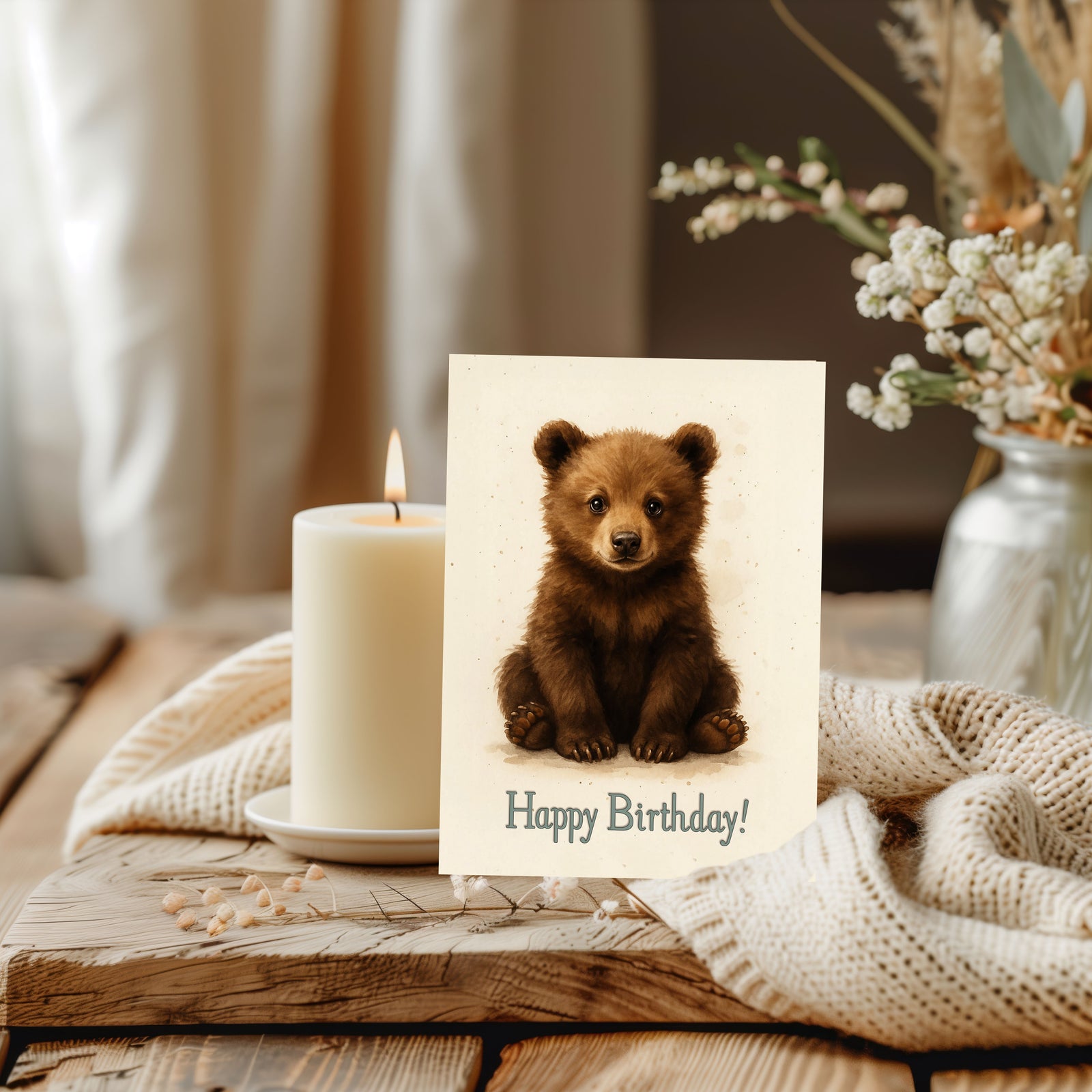 Birthday Greeting Card ~ Have a Paws-itively Wonderful Day!