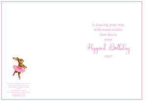 Birthday Greeting Card ~ Some Bunny