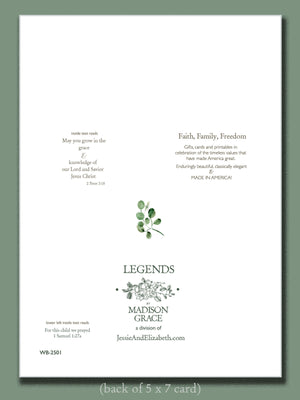 Welcome Baby Greeting Card ~ Welcome Little Lamb