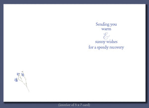 Get Well Greeting card ~ Sending warm wishes for a speedy recovery