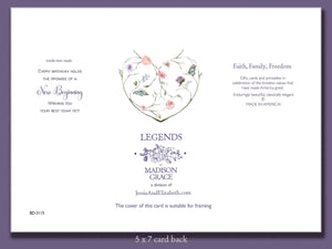 Birthday Greeting Card ~ Celebrate New Beginnings!